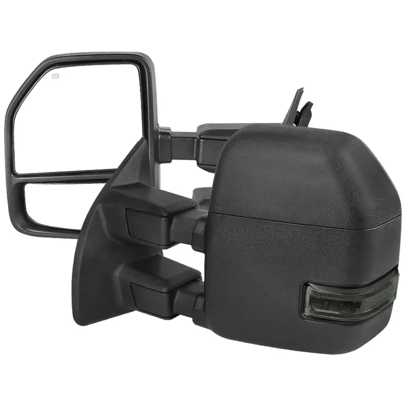 1999–2016 Ford F-250–F-450 Heated Towing Mirrors With Smoked Turn Signal Lenses 1