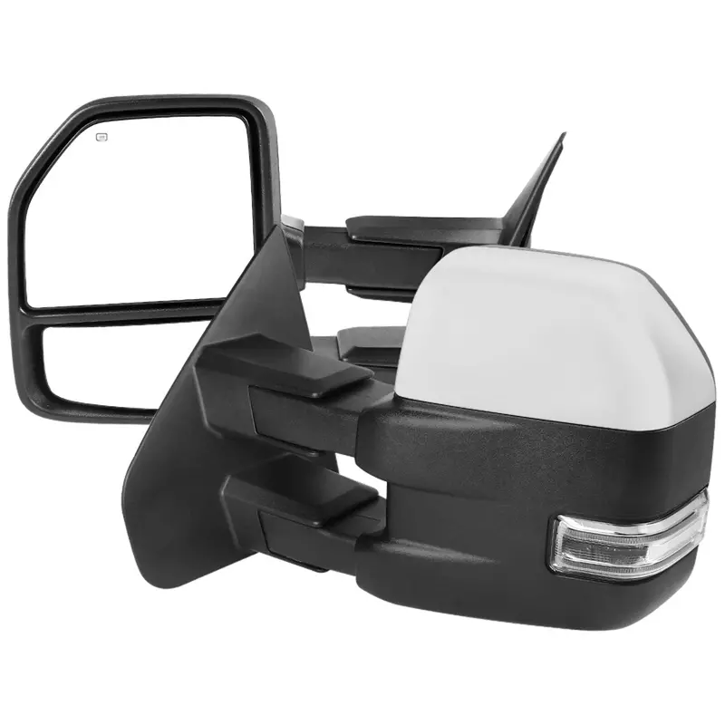 2007–2014 Ford F-150 Chrome Heated Towing Mirrors With Led Turn & Puddle Lights 1