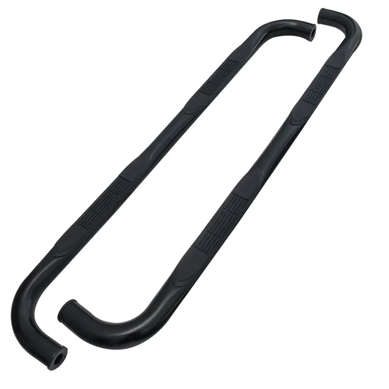 2009–2014 Ford F-150 Supercab 3-Inch Black Stainless Steel Step Bars 1