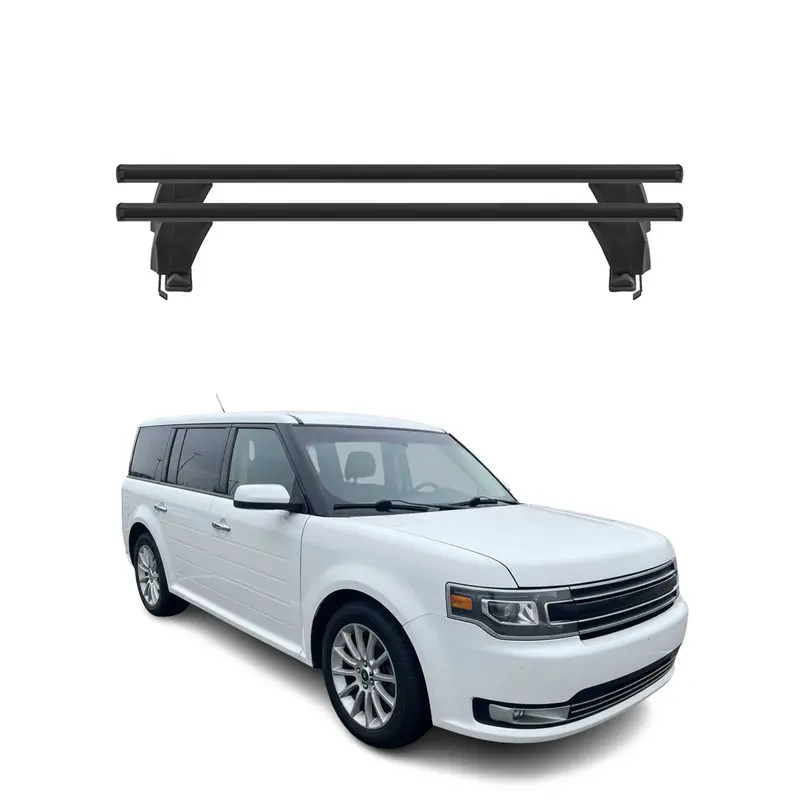 2013–2019 Ford Flex Roof Rack Crossbars – Black Finish 1