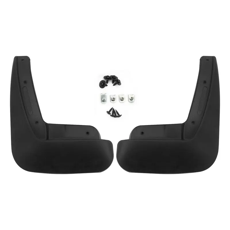 2014–2018 Mazda 3 Hatchback Black Splash Guards (2-Piece) 1