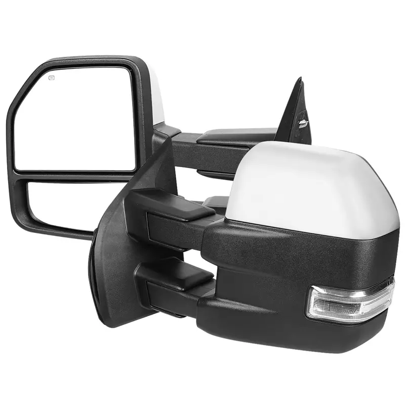 2015–2020 Ford F-150 Heated Chrome Towing Mirrors (8-Pin/22-Pin) With Turn Signals 1