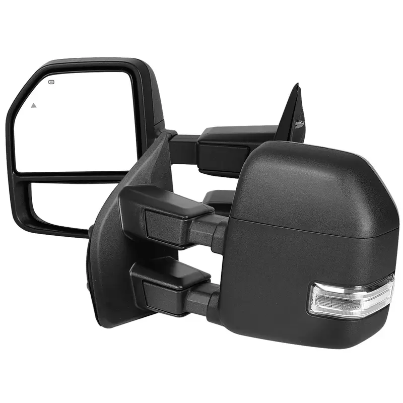 2017–2019 Ford Super Duty F-250–F-550 Heated & Manual-Fold Towing Mirrors 1