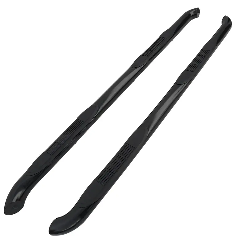 3-Inch Black Stainless Steel Side Steps For 2011–2024 Dodge Durango (4-Door) 1