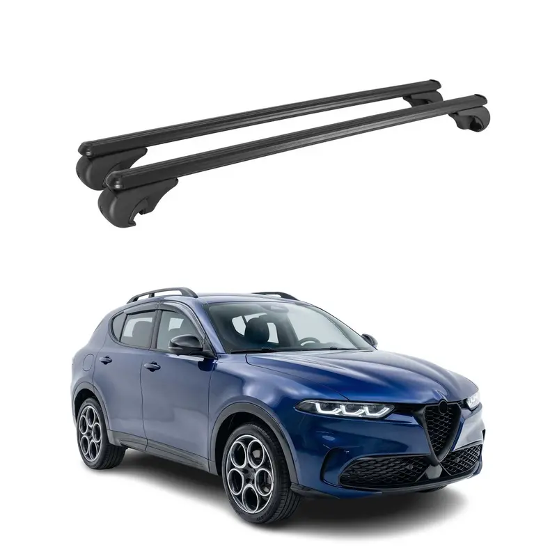 Alfa Romeo Tonale Roof Mount Cross Bars With Luggage Carrier Kit (2023–2026) 1
