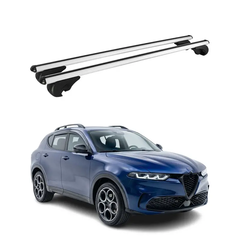 Alfa Romeo Tonale Roof Rack Cross Bars (2023–2026) – Sleek Silver Finish 1