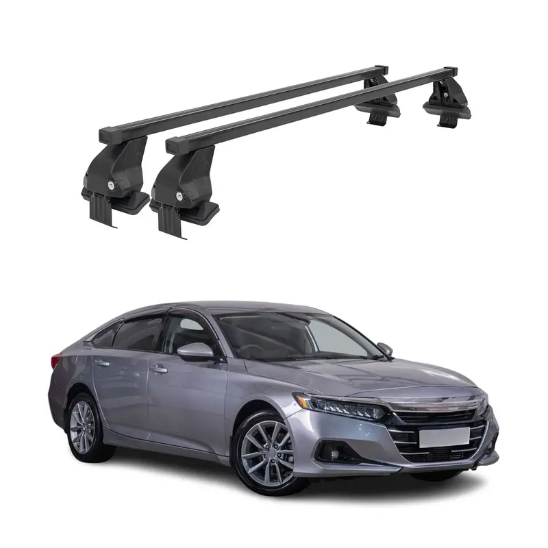Black Roof-Mount Cross Bars For 2018–2022 Honda Accord 1