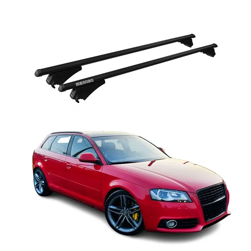 Black Roof Rack Cross Bars For 2006–2013 Audi A3 Sportback 1