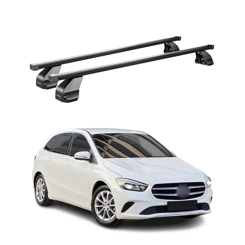 Black Roof Rack Cross Bars For 2019–2024 Mercedes-Benz B-Class W247 1