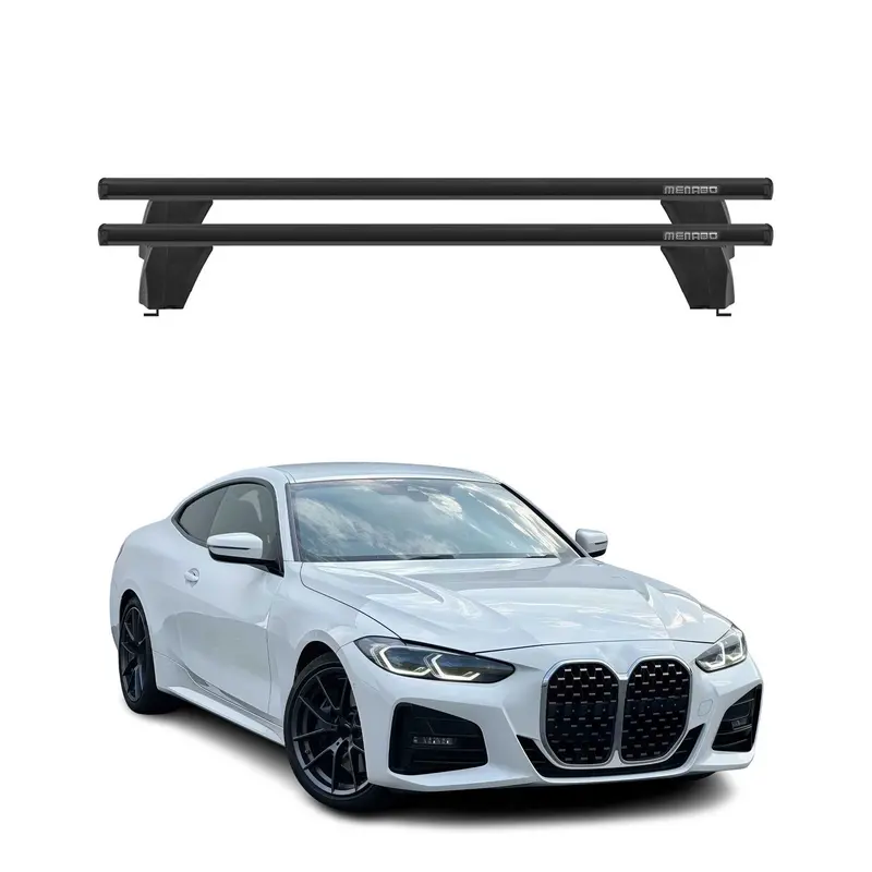 Black Roof Rack Cross Bars For 2021–2026 Bmw 4 Series G22 Coupe 1