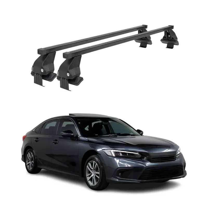 Black Roof Rack Cross Bars For 2022–2026 Honda Civic 1