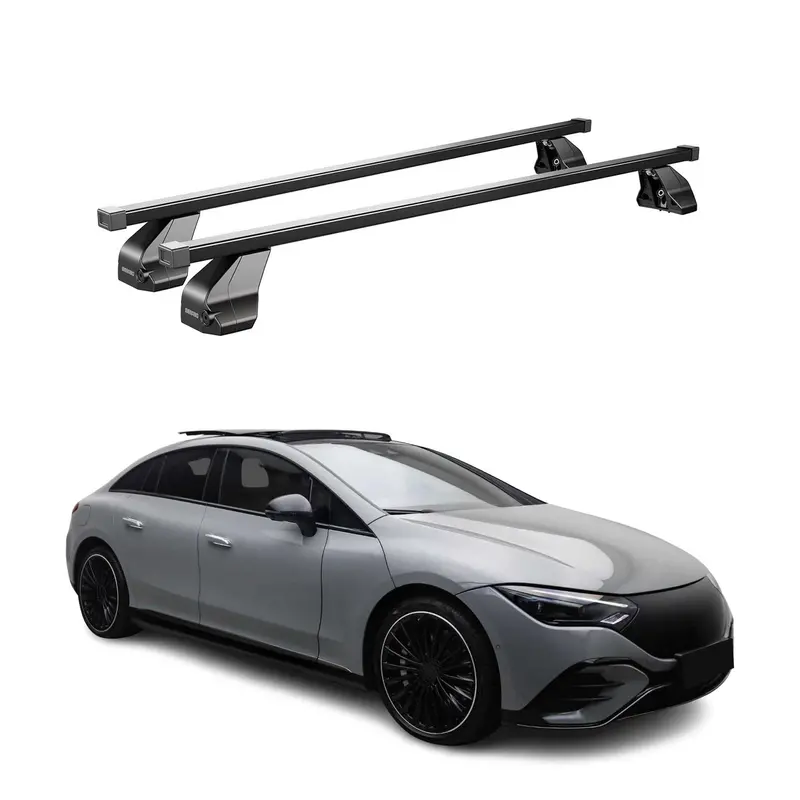 Black Roof Rack Cross Bars For 2023–2024 Mercedes-Benz Eqe 1