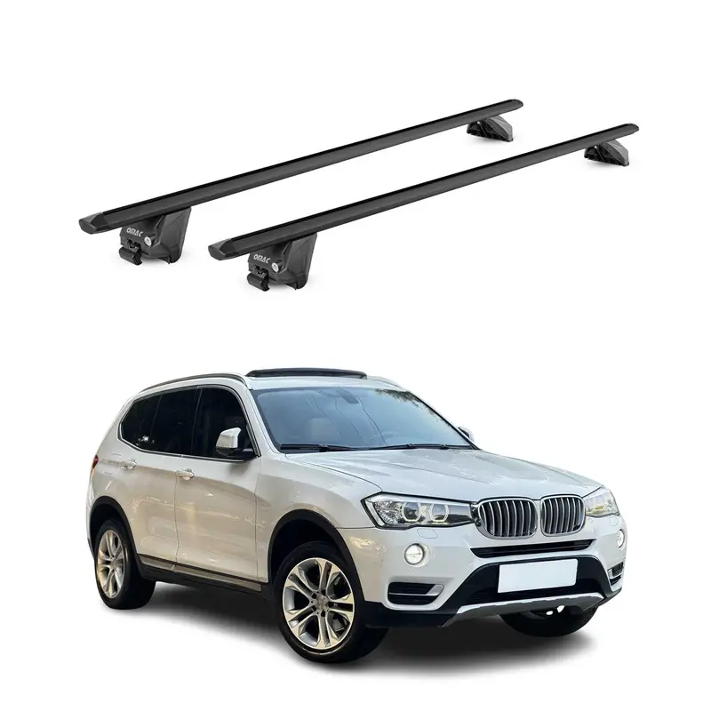 Bmw X3 F25 Roof Rack Cross Bars (2011–2017) – Sleek Black Design 1