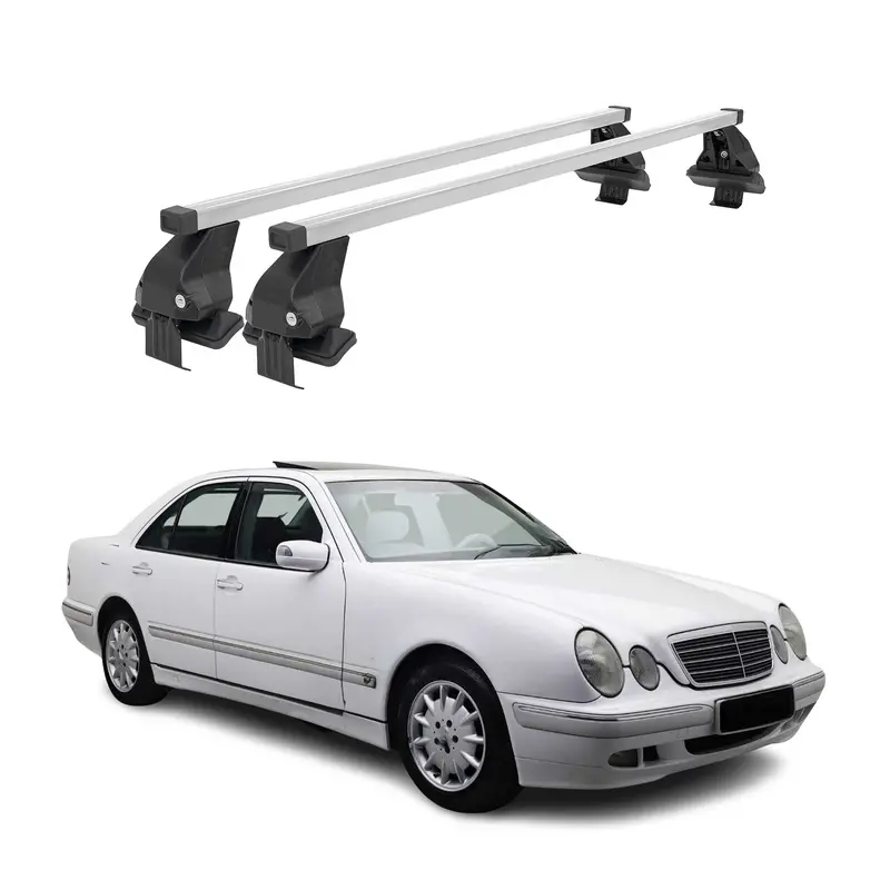 Classic Silver Cross Bars For 1996–2002 Mercedes-Benz E-Class Sedan 1