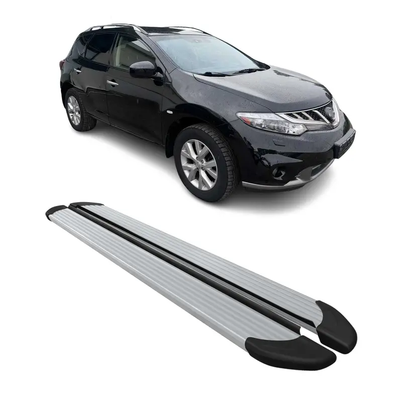 Contemporary Aluminum Side Steps For 2009–2014 Nissan Murano – Nerf Bar Running Boards 1