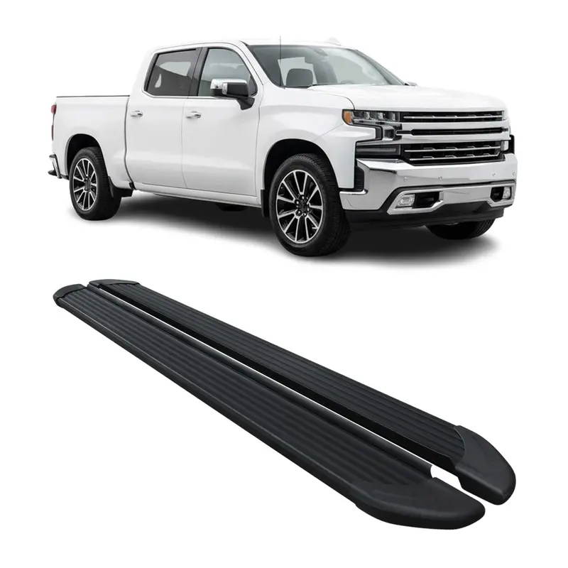 Crew Cab & Double Cab Side Steps – Aluminum Running Boards For 2019–2026 Silverado/Sierra 1500 1