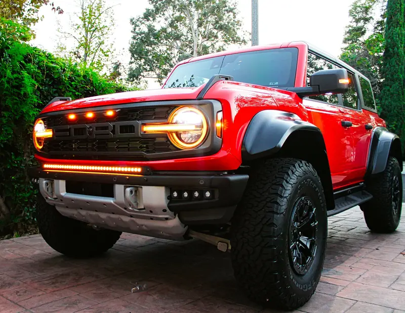 Ford Bronco Raptor Slim 40-Inch Bumper-Mounted Led Light Bar (2022+) 1