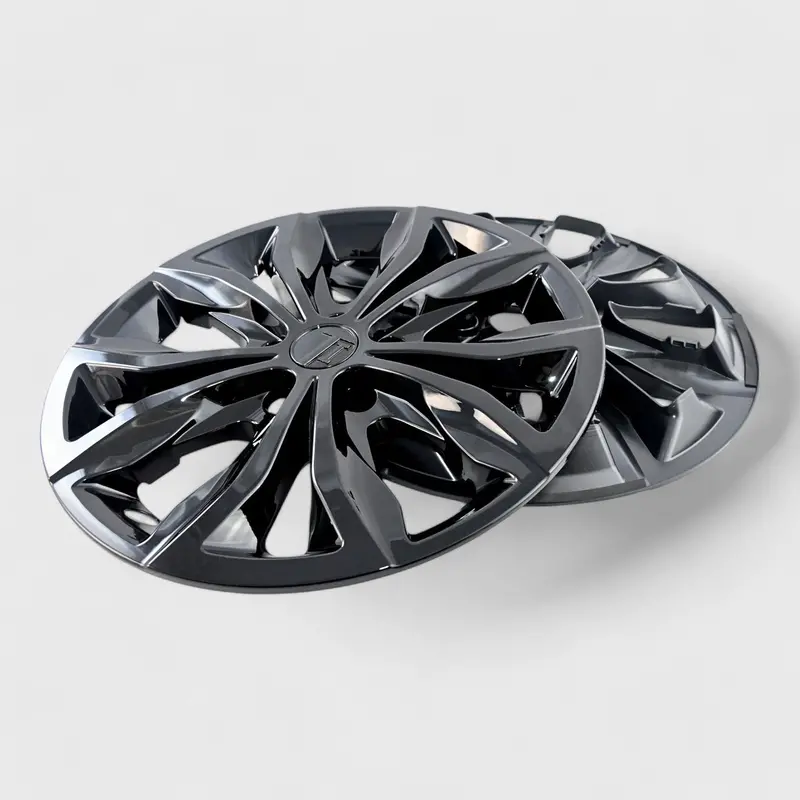 Gloss Black Abs Wheel Covers For 2019–2024 Chevrolet Malibu – 8-Piece Set 1