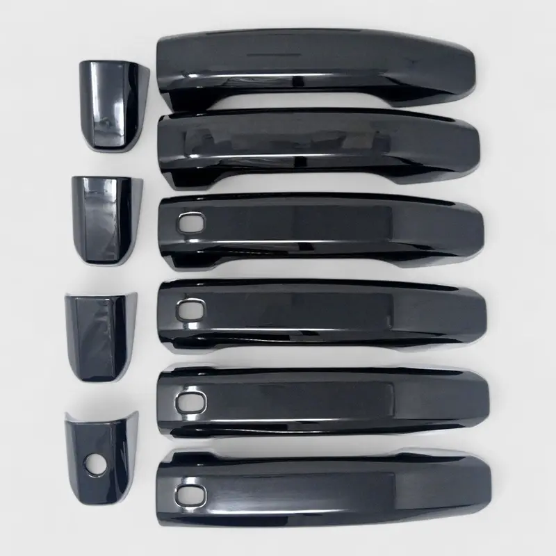 Gmc Yukon Door Handle Covers (2021–2024) – Gloss Black, 10-Piece Abs Kit 1