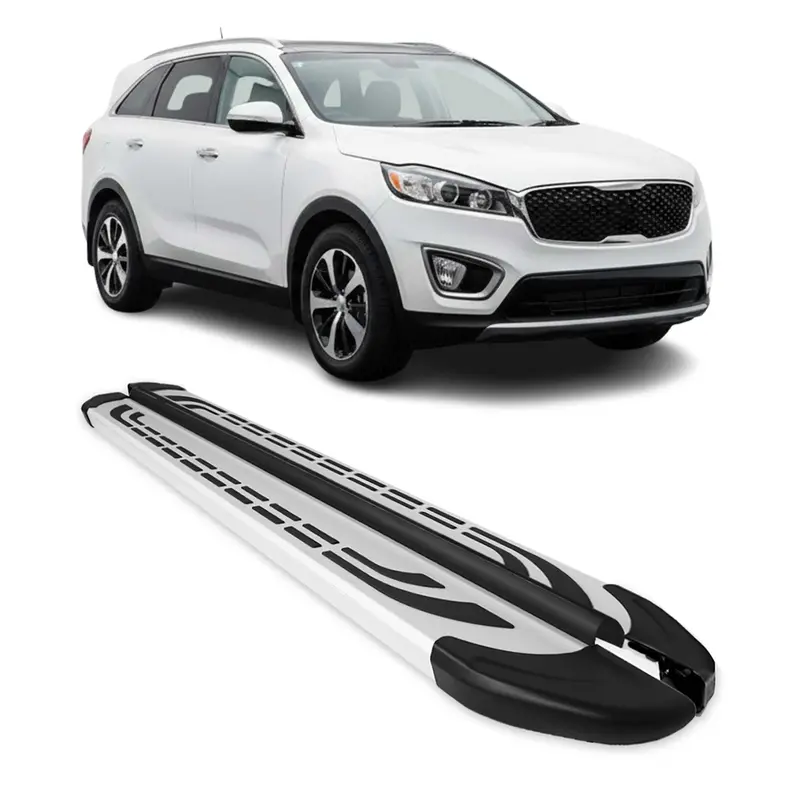 Kia Sorento Fl (2014–2015) Bolt-On Aluminum Nerf Bars – Side Step Running Boards (2-Pack) 1