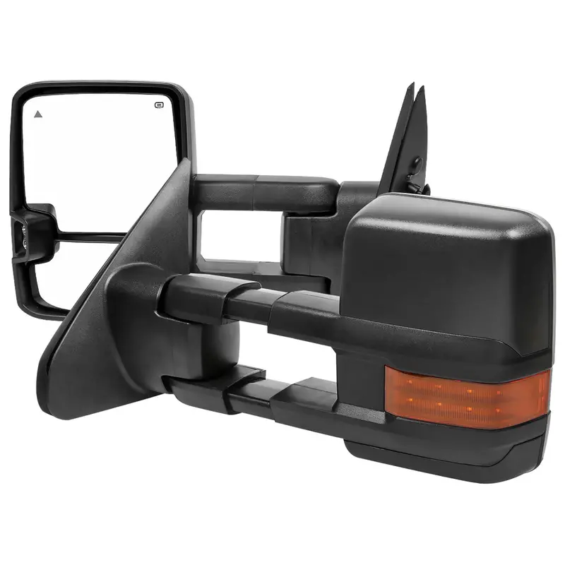 Manual Extendable Heated Towing Mirrors With Blind Spot Monitoring For 2007–2017 Toyota Tundra And Sequoia 1