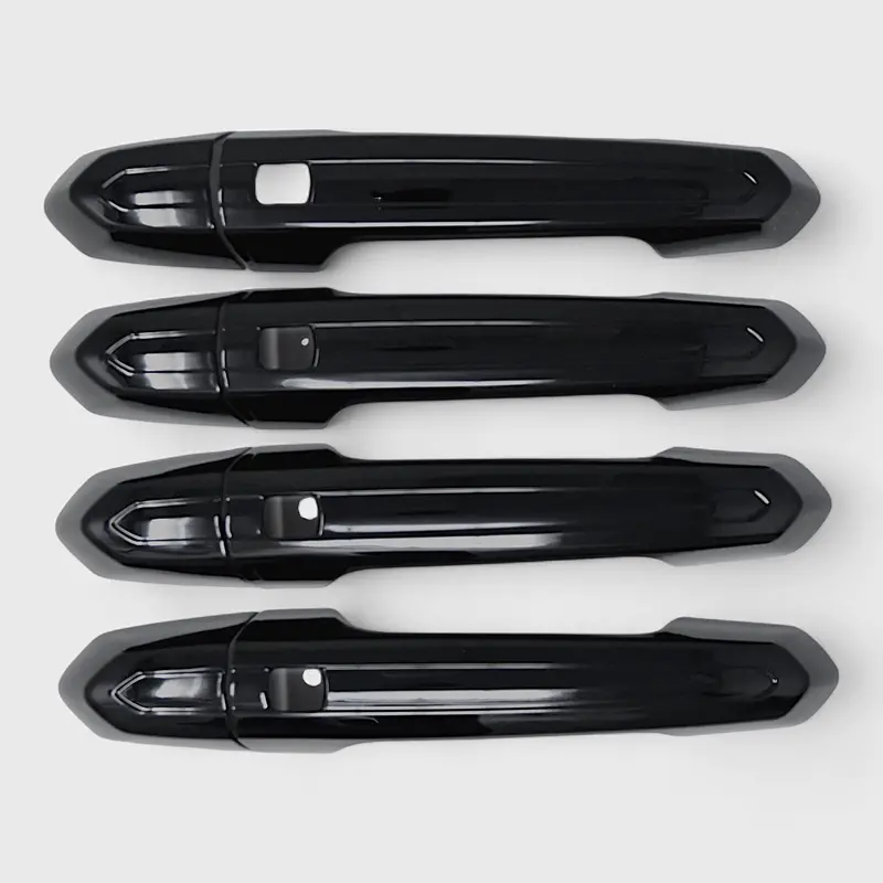 Matte Black Abs Door Handle Covers For 2017–2025 Cadillac Xt5 – 8-Piece Kit 1