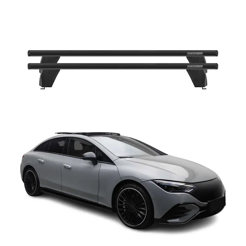 Matte Black Roof Rack Cross Bars For 2023–2024 Mercedes Eqe 1