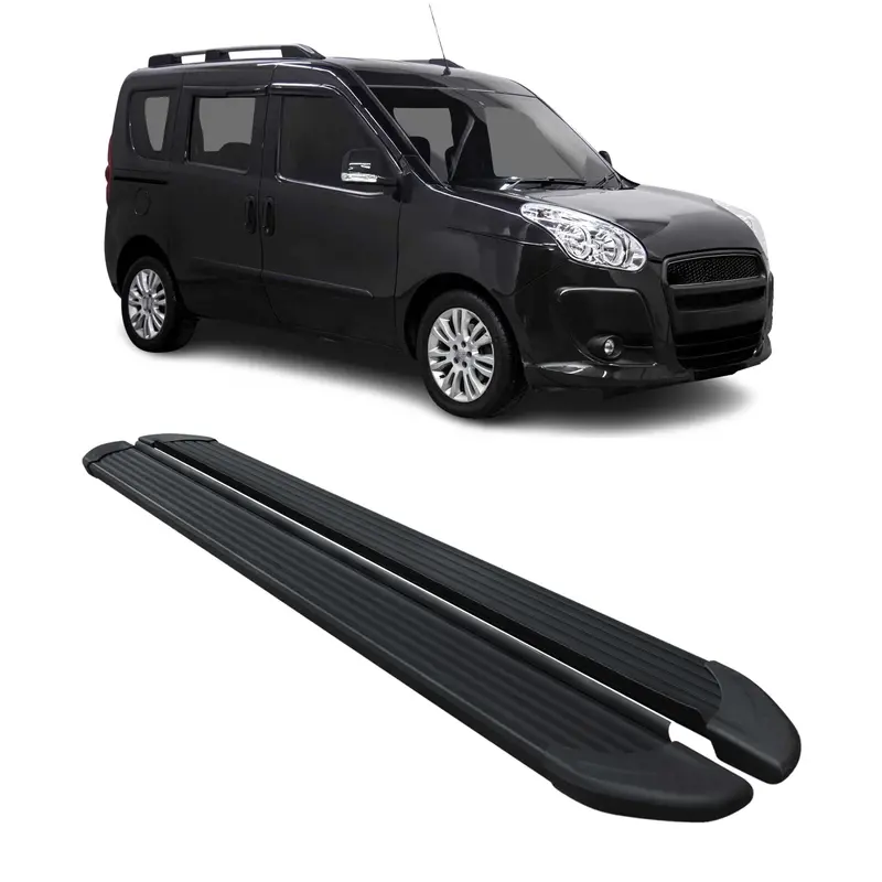 Matte Black Running Boards For 2015–2022 Ram Promaster City – Low-Profile Side Steps 1