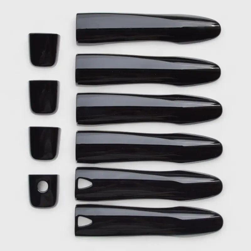 Modern Gloss Black Abs Door Handle Trim For 2016–2025 Nissan Maxima & Versa (10-Piece) 1