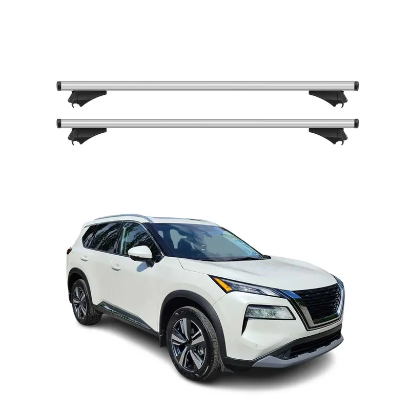 Nissan Rogue Sport Roof Rack Cross Bars (2020–2022) – Silver 1