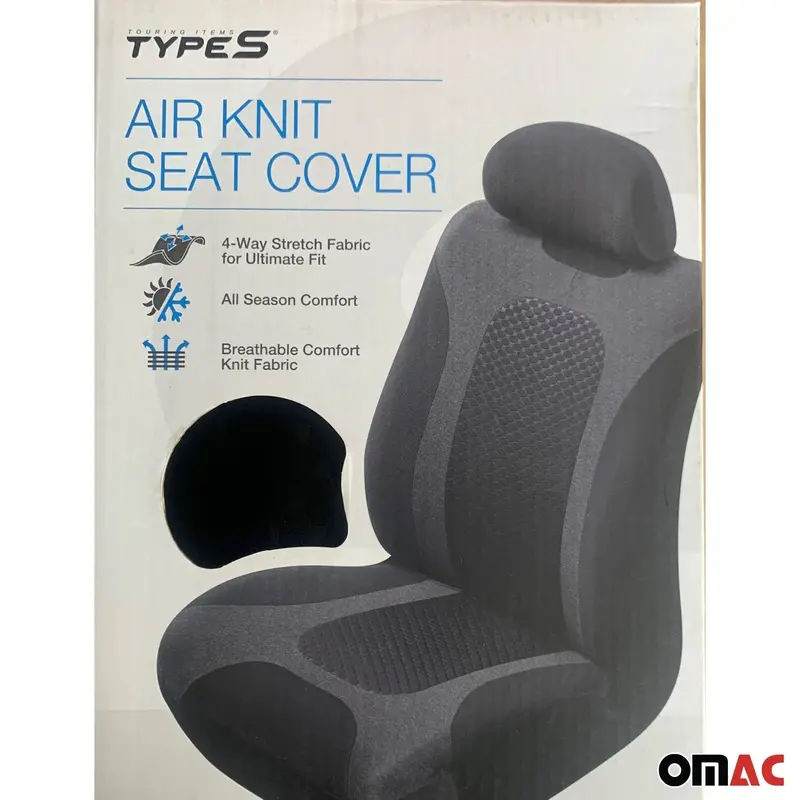 Premium Air-Knit Black Car Seat Cover – Universal Fit For Suvs, Trucks & Cars 1