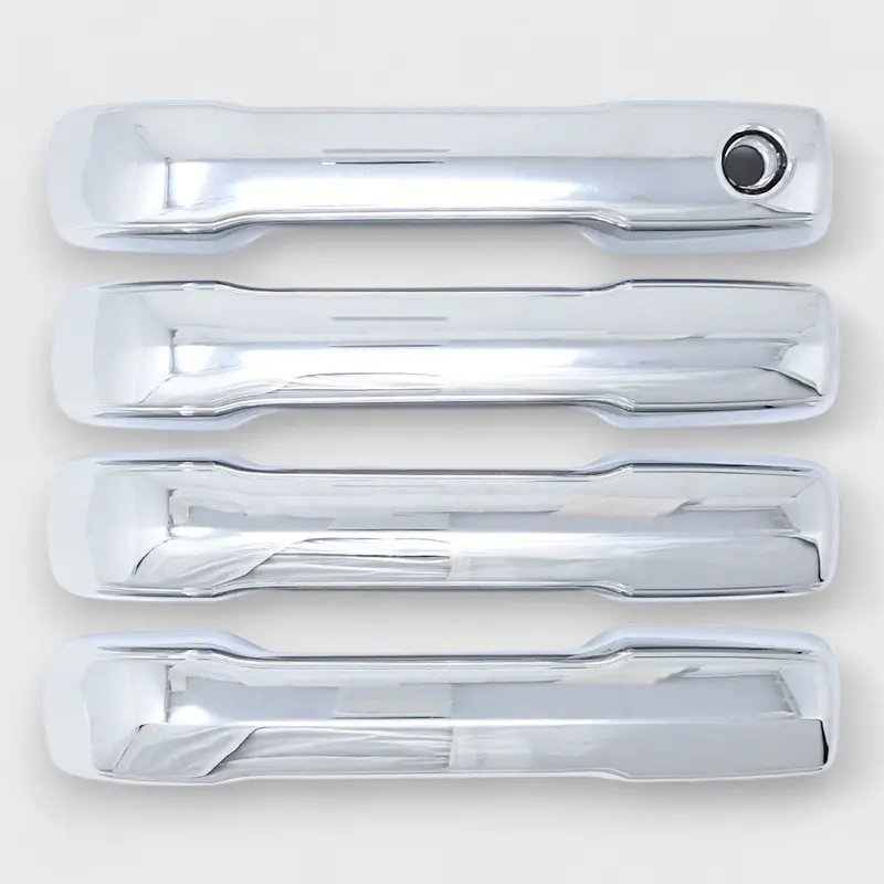 Premium Chrome-Finish Abs Door Handle Trim For 2024–2026 Toyota Tundra (4-Piece) 1