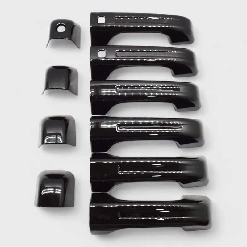 Ram 2500 & 3500 Door Handle Covers (2019–2023) – Gloss Black, 10-Piece Abs Accessories 1