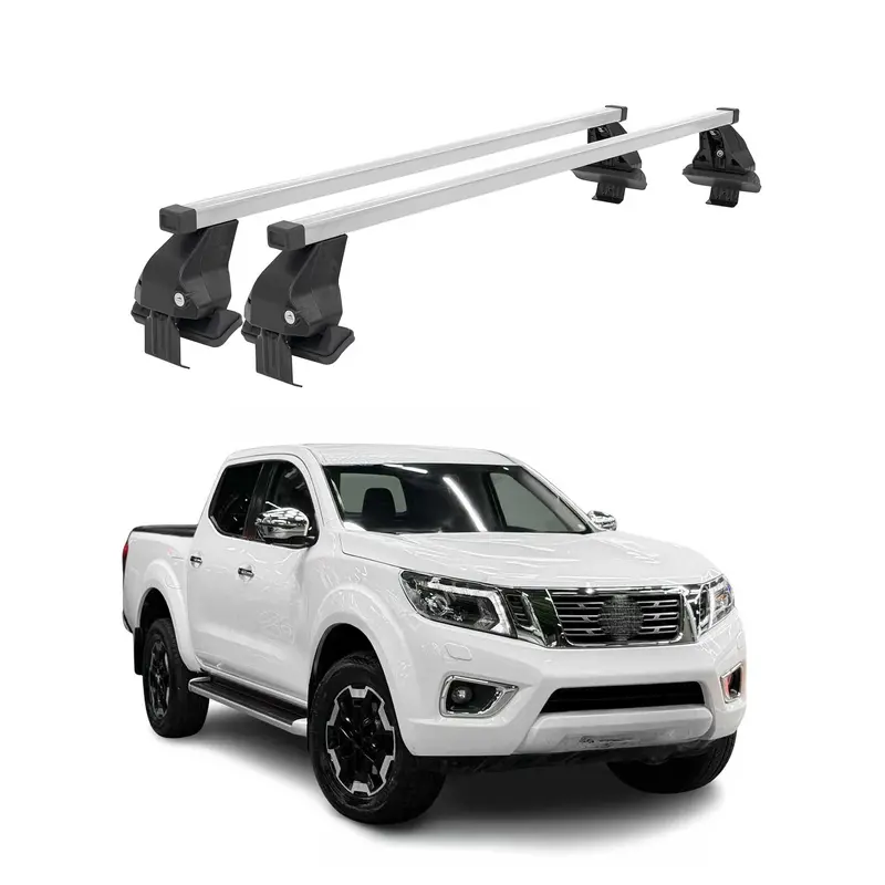 Rugged Silver Roof Cross Bars For 2016–2020 Nissan Np300 Navara 1