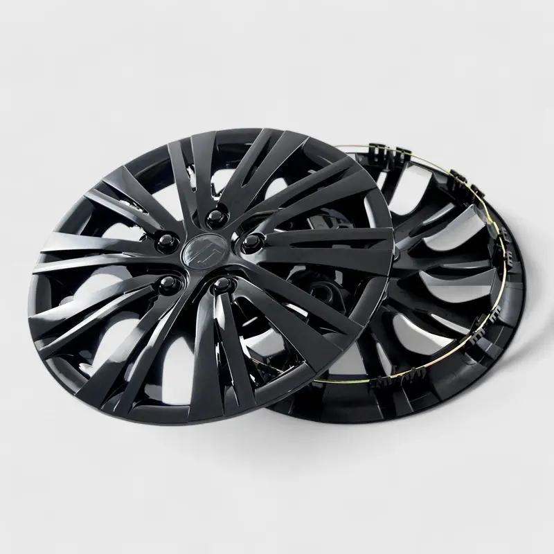 Semi-Universal Gloss Black Wheel Covers (4-Piece, Pp) 1