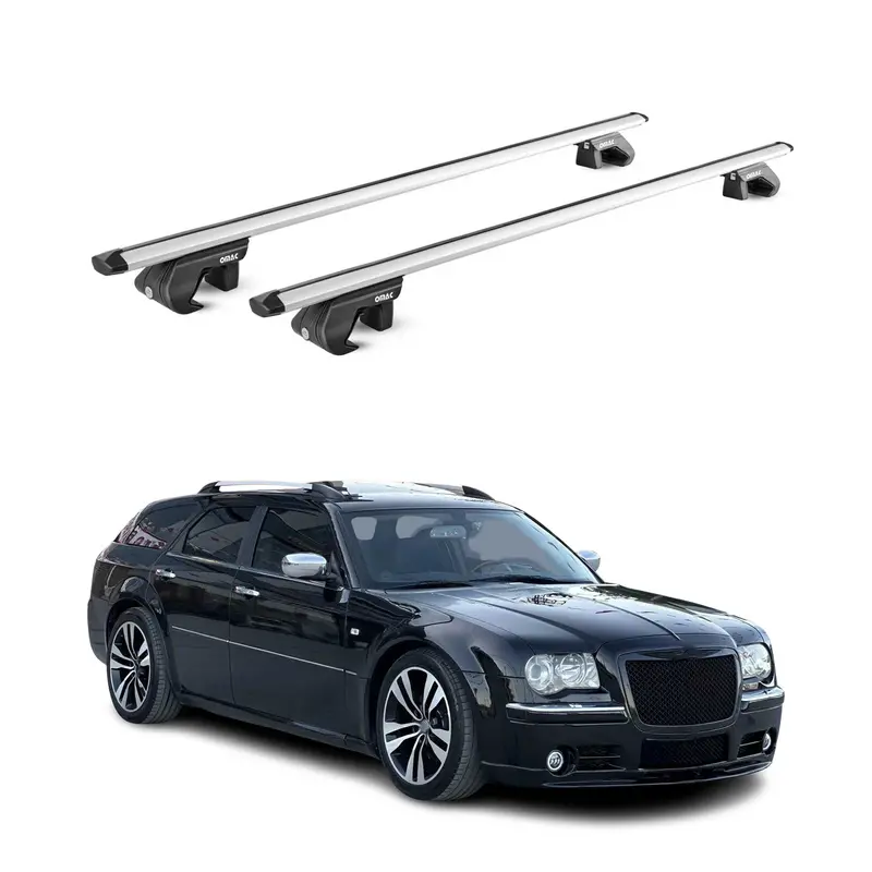 Silver Cross Bars For Chrysler 300C Wagon (2005–2010) 1