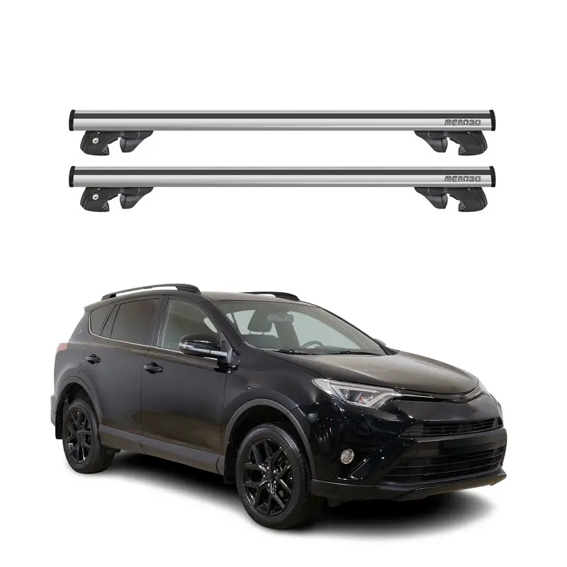 Silver Crossbars Compatible With 2019–2025 Toyota Rav4 1