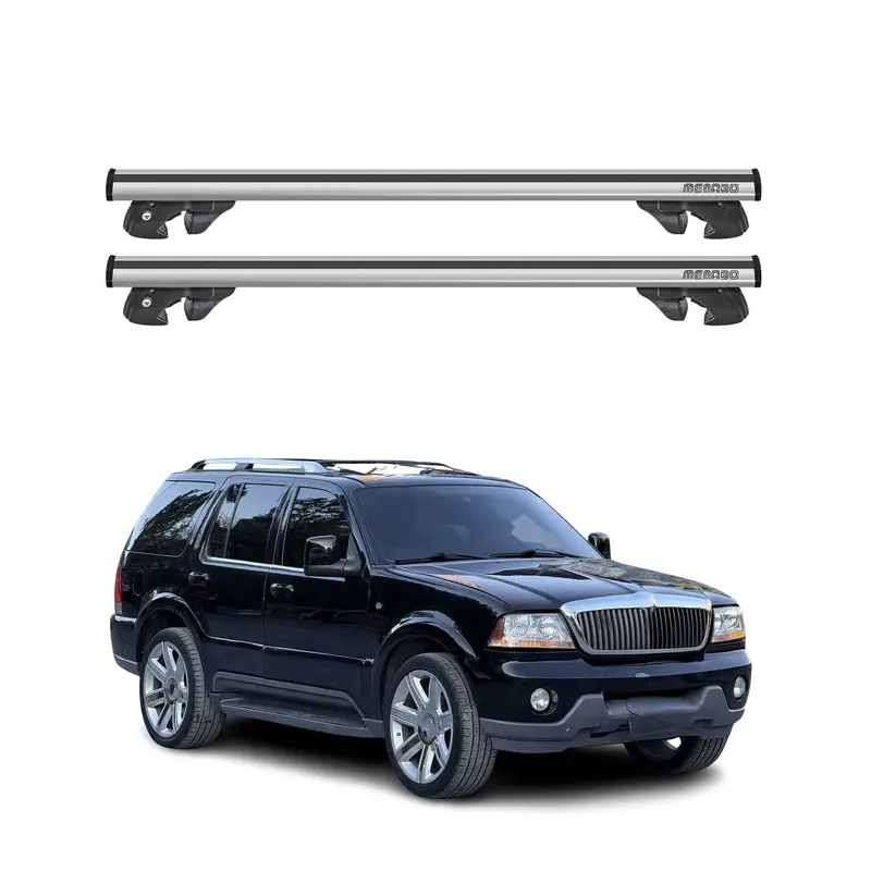 Silver Roof-Mount Crossbars For 2003–2005 Lincoln Aviator 1