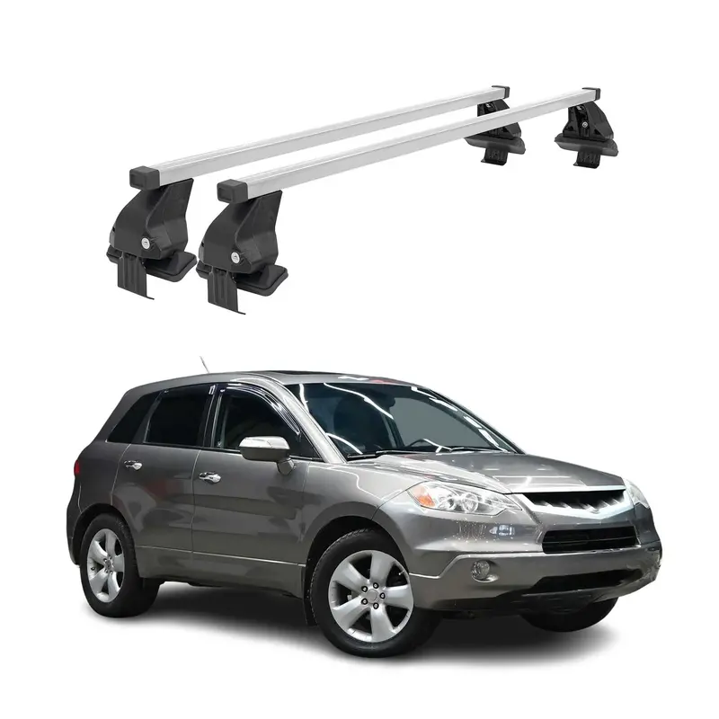Silver Roof Rack Cross Bars For 2007–2012 Acura Rdx 1