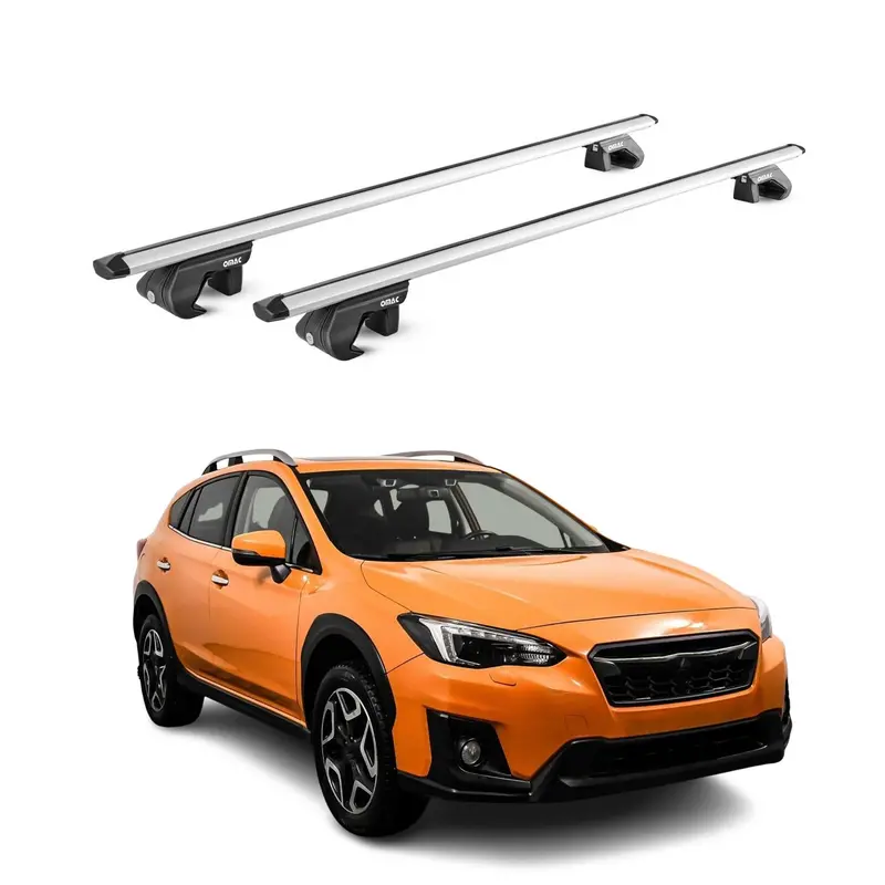 Silver Roof Rack Cross Bars For 2013–2017 Subaru Xv Crosstrek 1