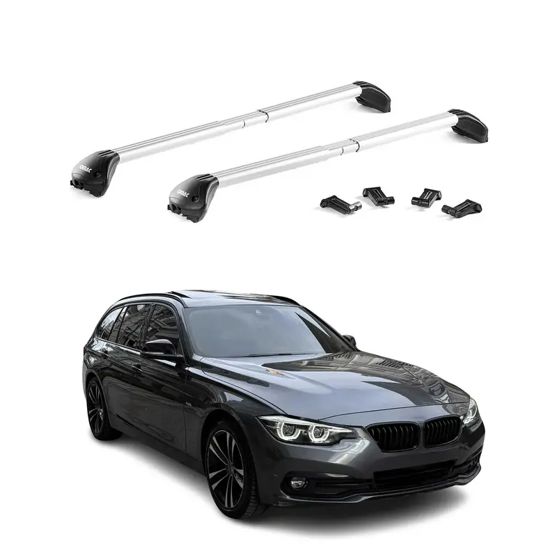Silver Roof Rack Cross Bars For 2013–2021 Buick Encore 1