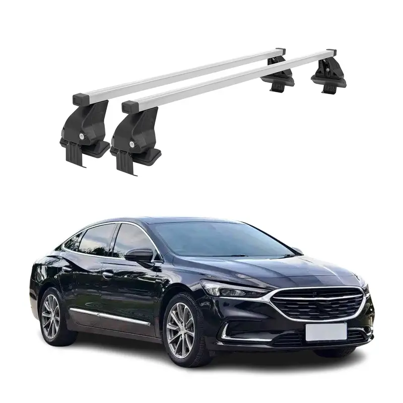 Silver Roof Rack Cross Bars For 2017–2019 Buick Lacrosse 1