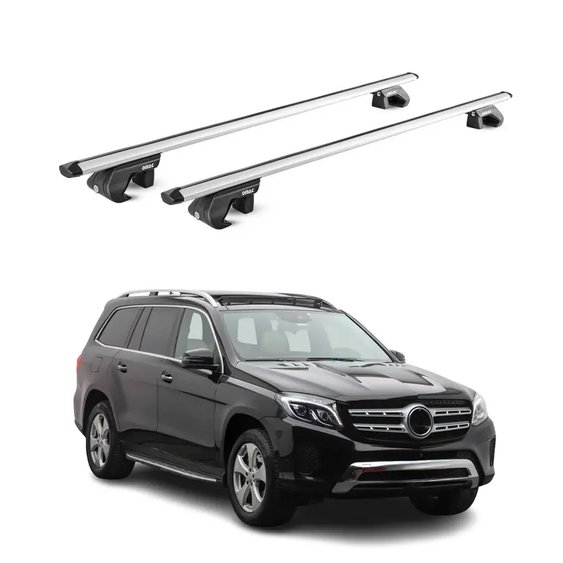 Silver Roof Rack Cross Bars For 2017–2019 Mercedes-Benz Gls-Class (X166) 1