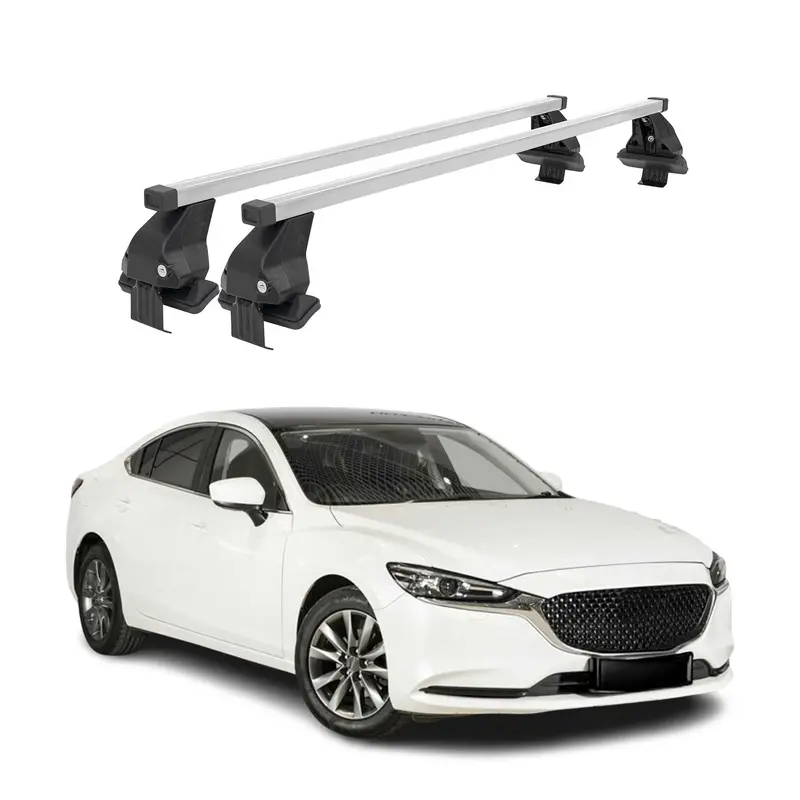 Silver Roof Rack Cross Bars For 2018–2021 Mazda 6 1