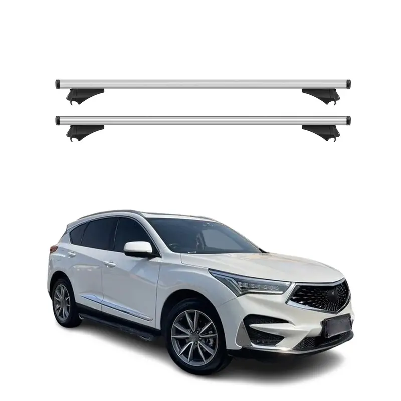 Silver Roof Rack Cross Bars For 2019–2024 Acura Rdx 1