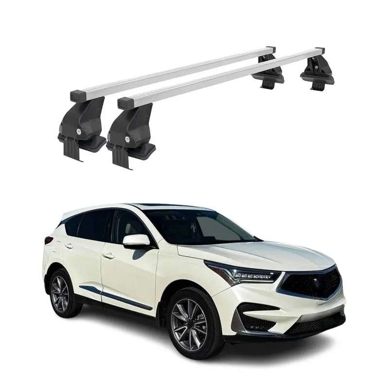 Silver Roof Rack Cross Bars For 2019–2024 Acura Rdx 1
