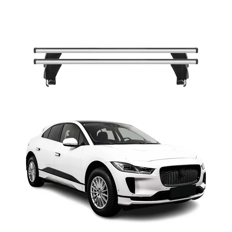 Silver Roof Rack Cross Bars For 2019–2024 Jaguar I-Pace 1