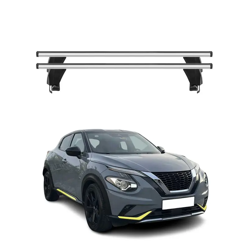 Silver Roof Rack Cross Bars For 2019–2024 Nissan Juke 1