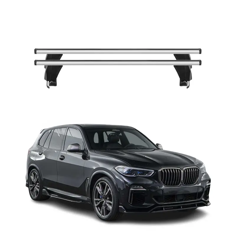 Silver Roof Rack Cross Bars For 2019–2026 Bmw X5 G05 1