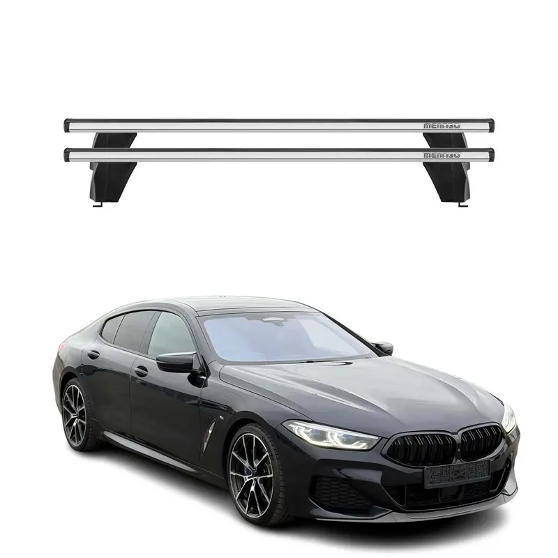 Silver Roof Rack Cross Bars For 2020–2026 Bmw 8 Series G15 Coupe & G16 Gran Coupe 1